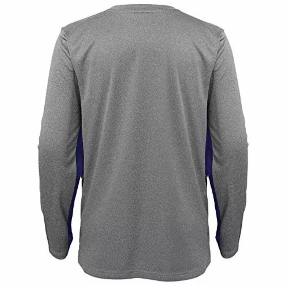 NWT [Outerstuff] Baltimore Ravens NFL Long Sleeve Performance Tee Kids S (4) - Picture 3 of 9
